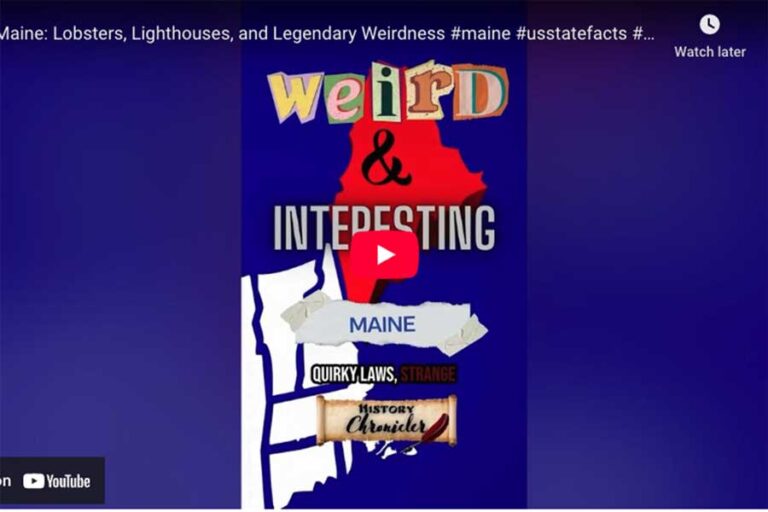 [VIDEO] Maine: Weird & Interesting State Facts