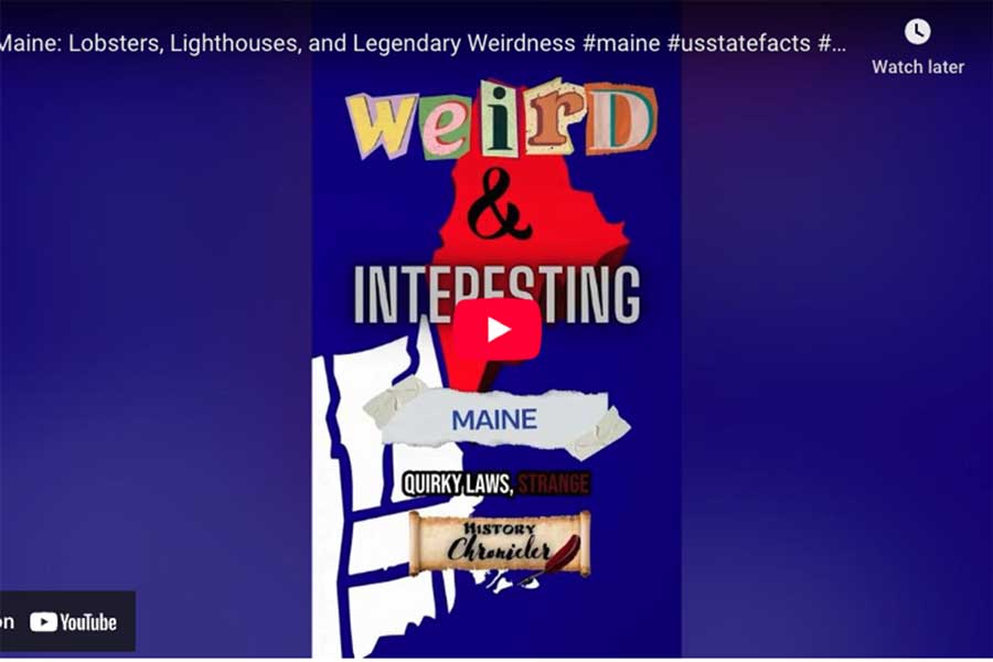 [VIDEO] Maine: Weird & Interesting State Facts