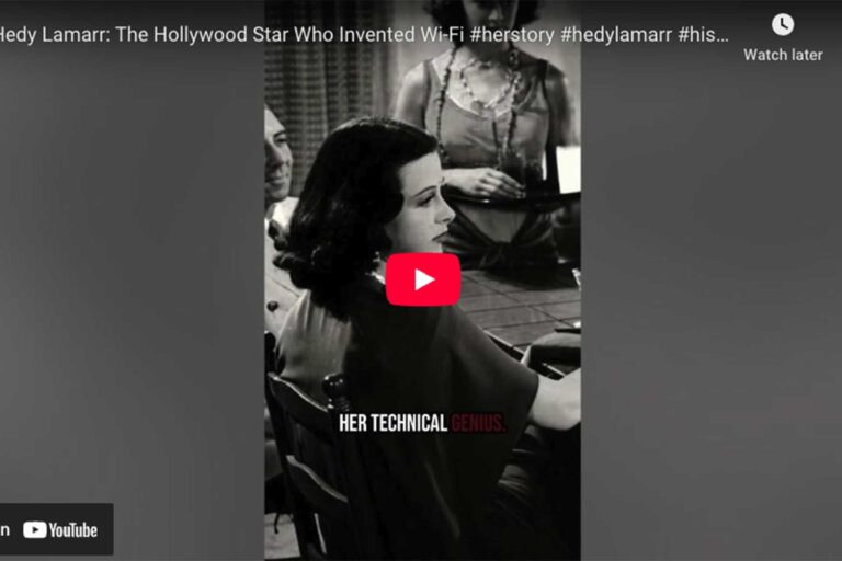 [VIDEO] Hedy Lamarr: The Hollywood Star Who Invented Wi-Fi