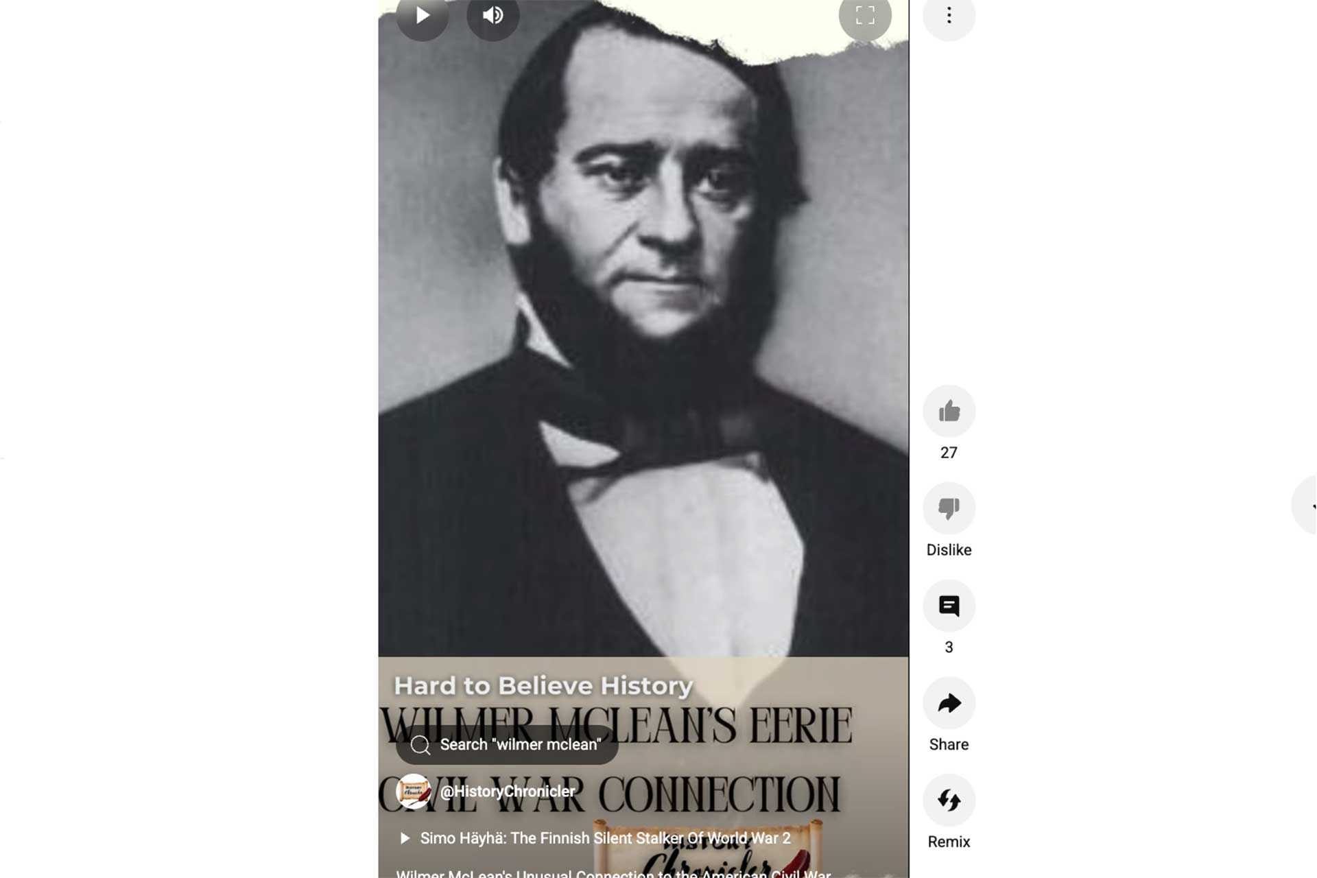 [VIDEO] Wilmer McLean's Unusual Connection to the American Civil War