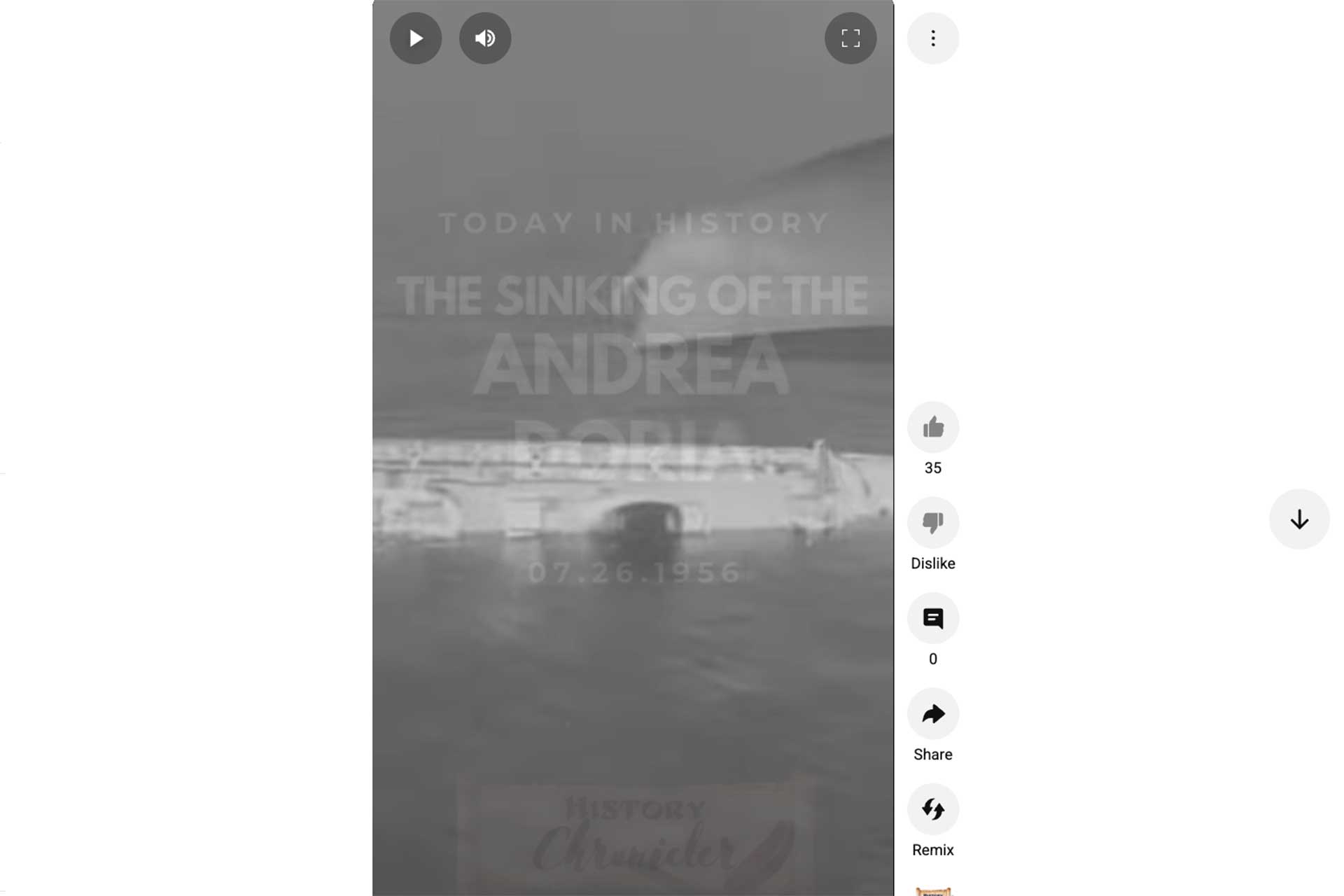 The Andrea Doria Sinks - July 26, 1956