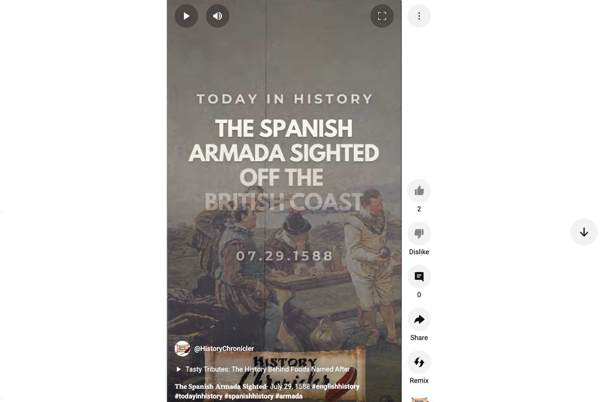 [Video] 𝐓𝐡𝐞 𝐒𝐩𝐚𝐧𝐢𝐬𝐡 𝐀𝐫𝐦𝐚𝐝𝐚 𝐒𝐢𝐠𝐡𝐭𝐞𝐝- July 29, 1588