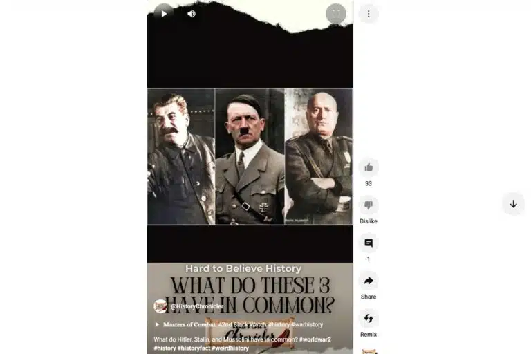 [VIDEO] What do Hitler, Stalin, and Mussolini have in common?