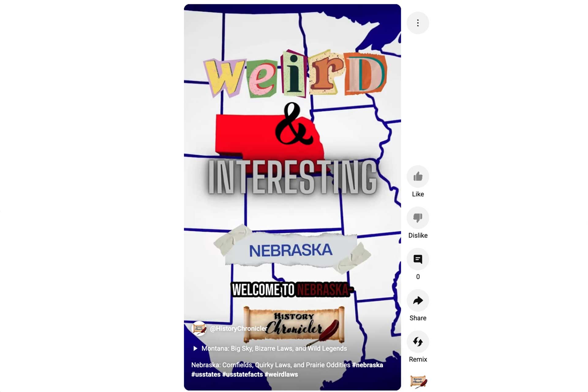 [VIDEO] Nebraska: Cornfields, Quirky Laws, and Prairie Oddities