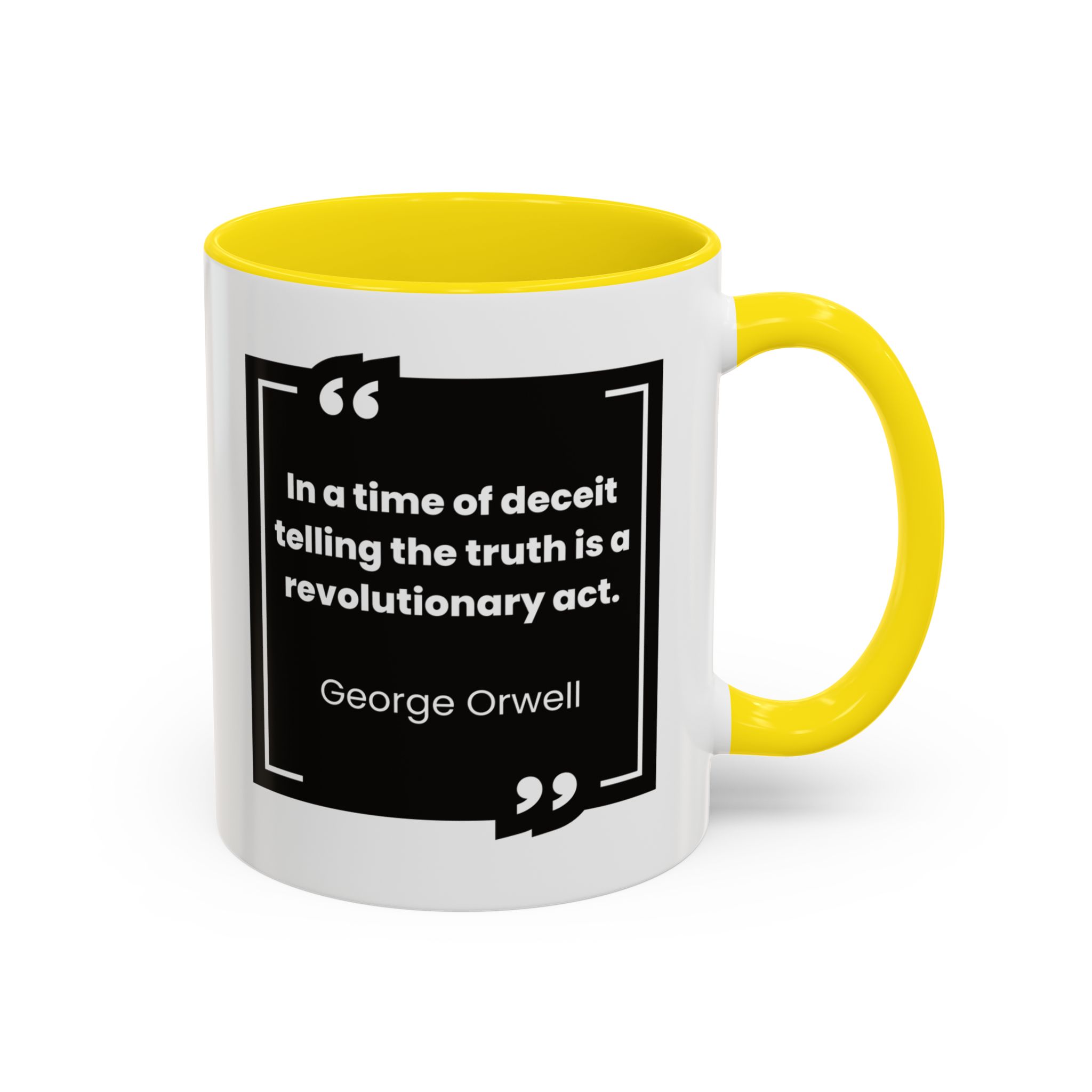 George Orwell Quote Coffee Mug - Image 46