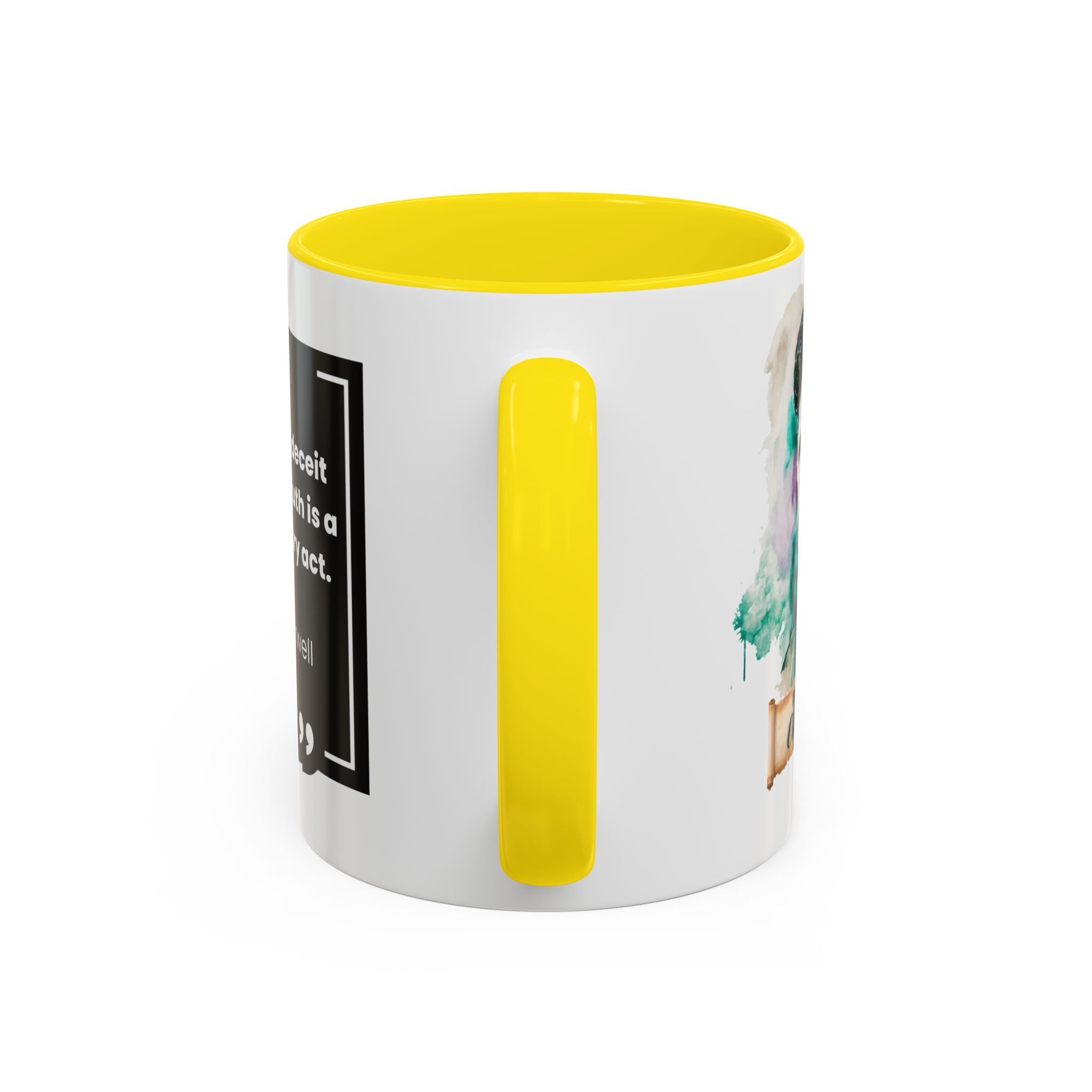 George Orwell Quote Coffee Mug - Image 48