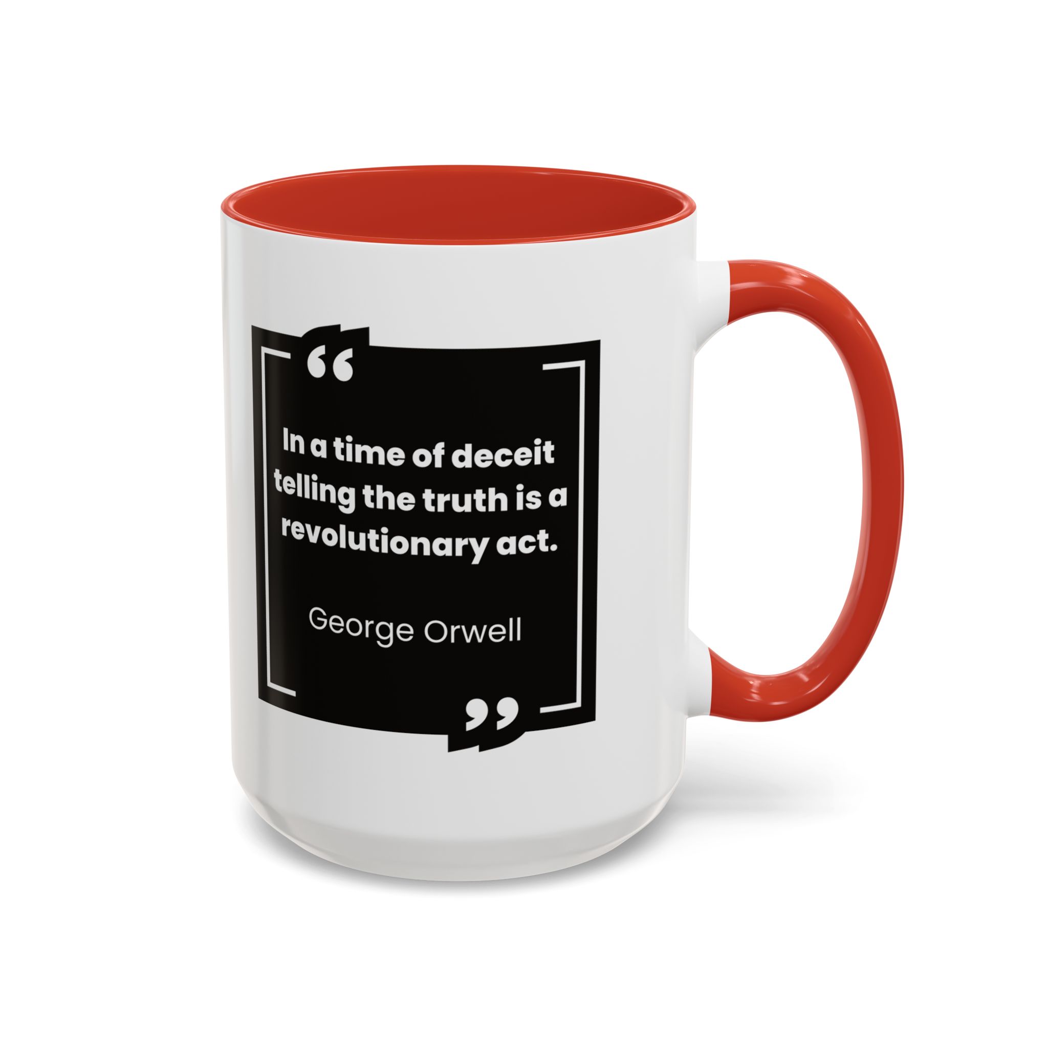 George Orwell Quote Coffee Mug - Image 30