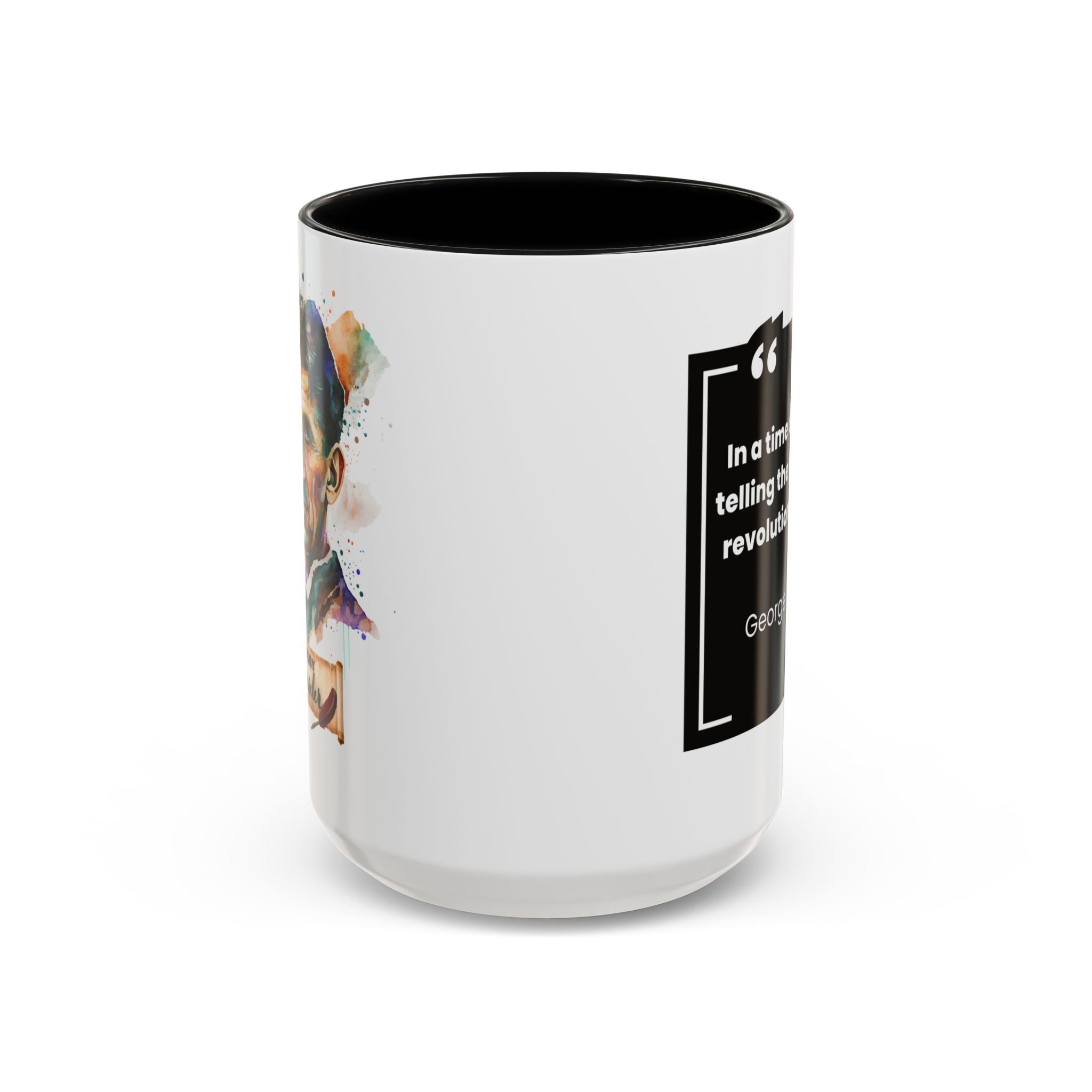 George Orwell Quote Coffee Mug - Image 17