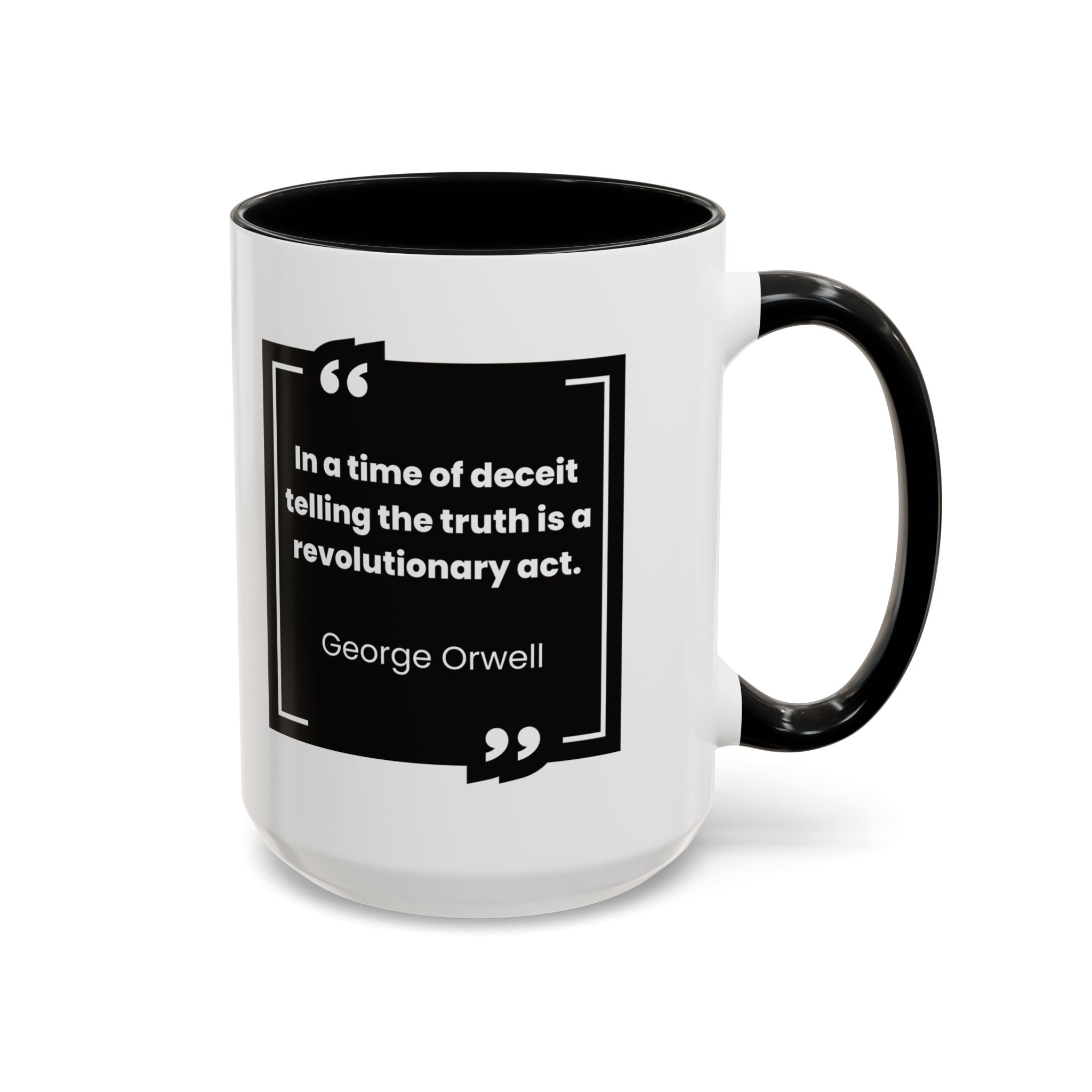 George Orwell Quote Coffee Mug - Image 18