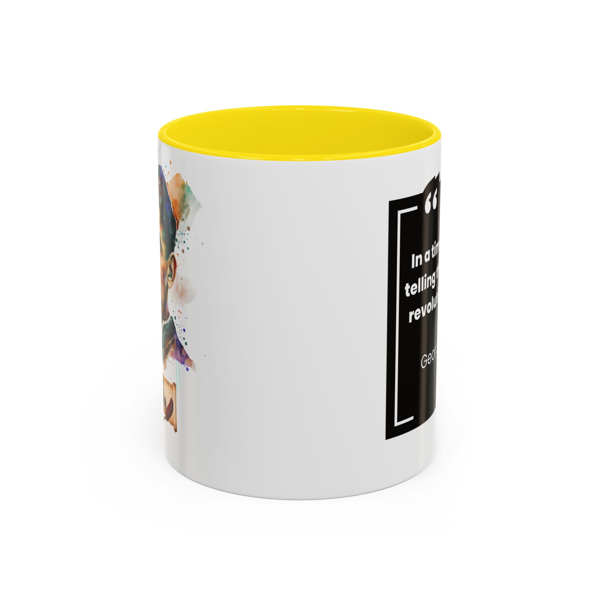 George Orwell Quote Coffee Mug - Image 45