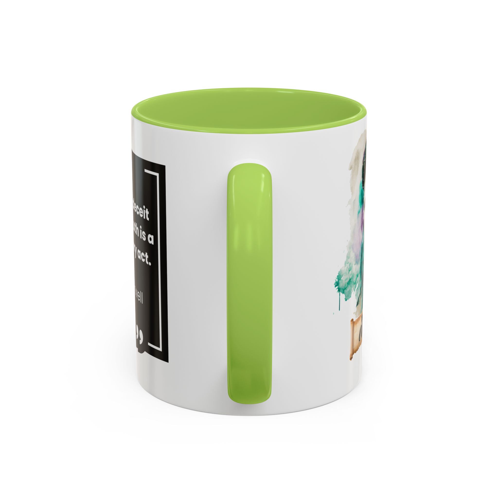 George Orwell Quote Coffee Mug - Image 52