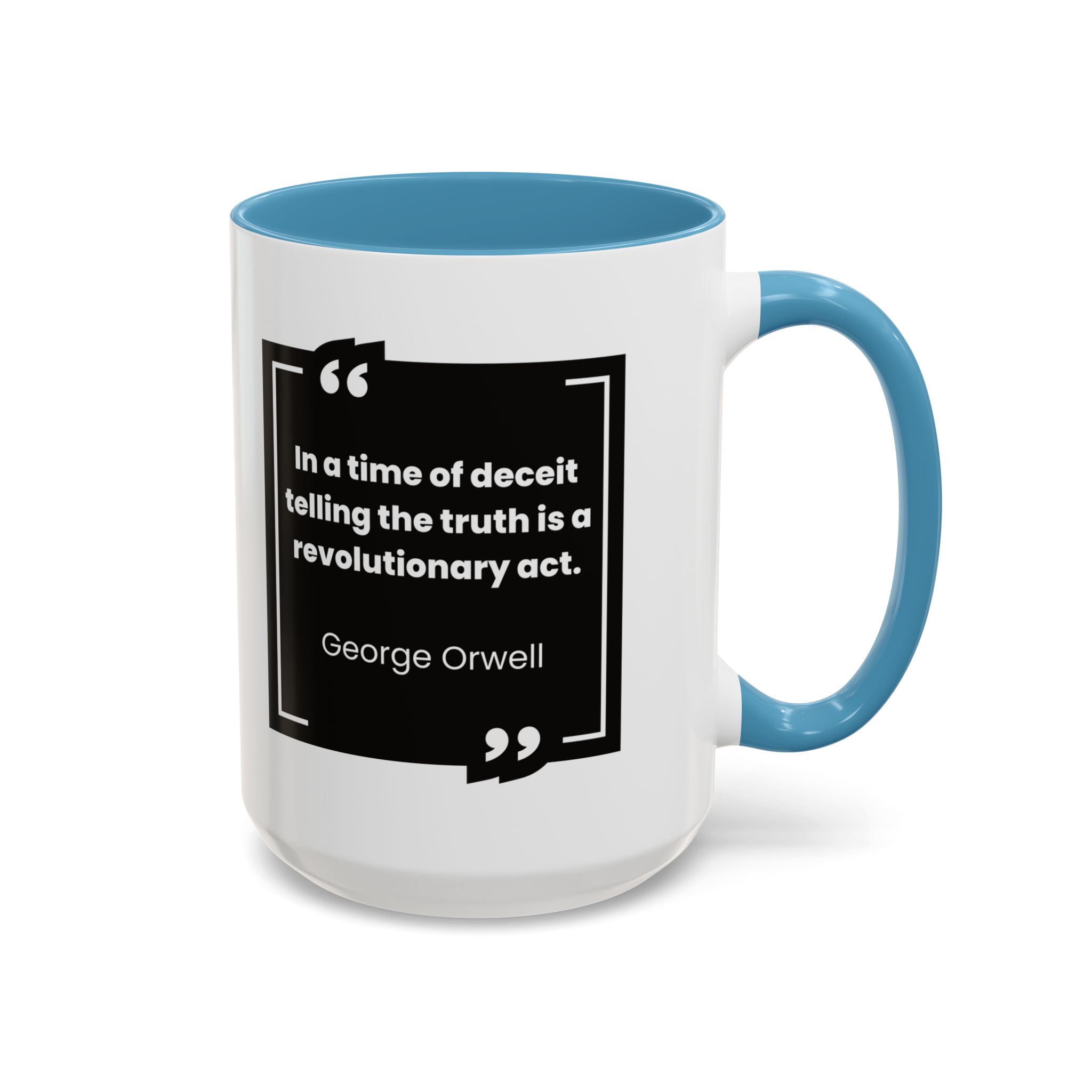 George Orwell Quote Coffee Mug - Image 38