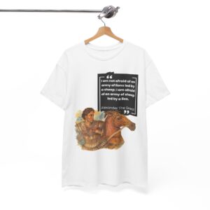 Alexander the Great Quote Unisex Heavy Cotton Tee