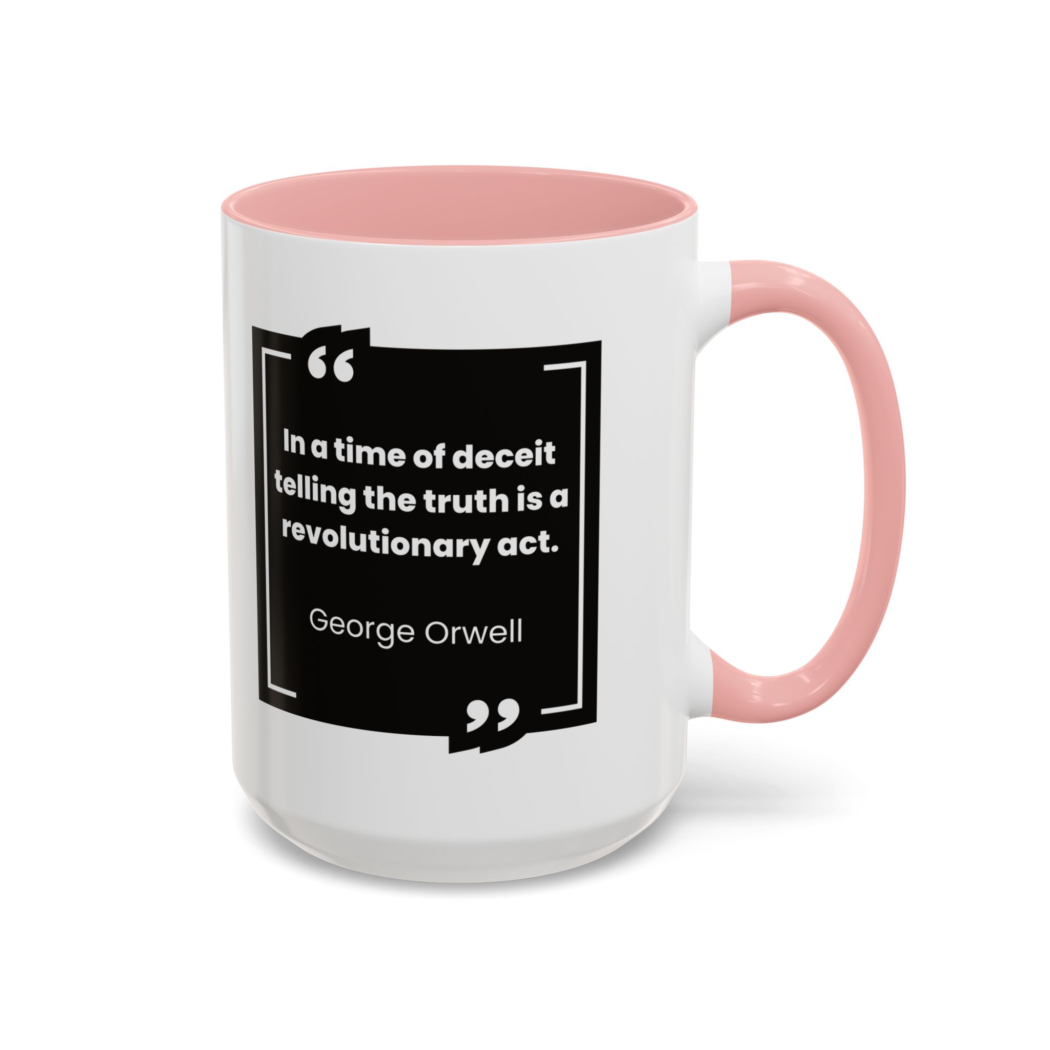 George Orwell Quote Coffee Mug - Image 26