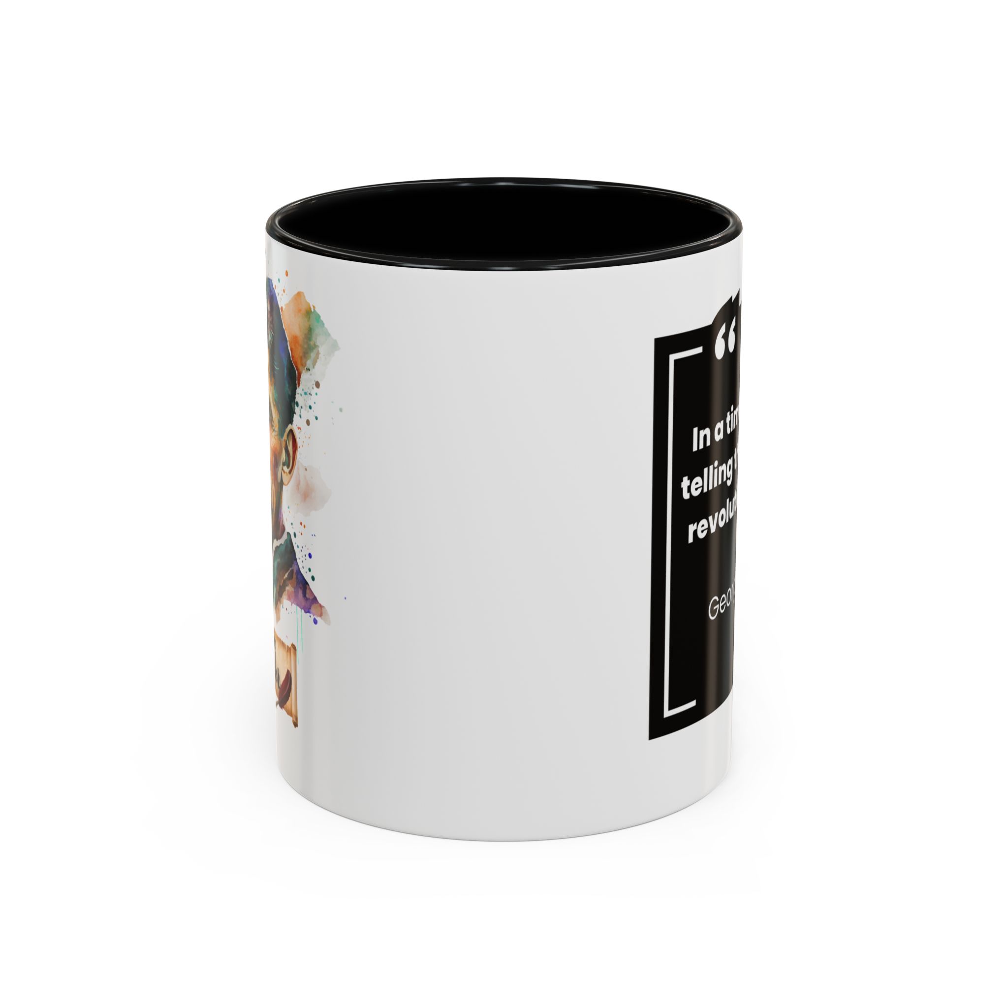 George Orwell Quote Coffee Mug - Image 2