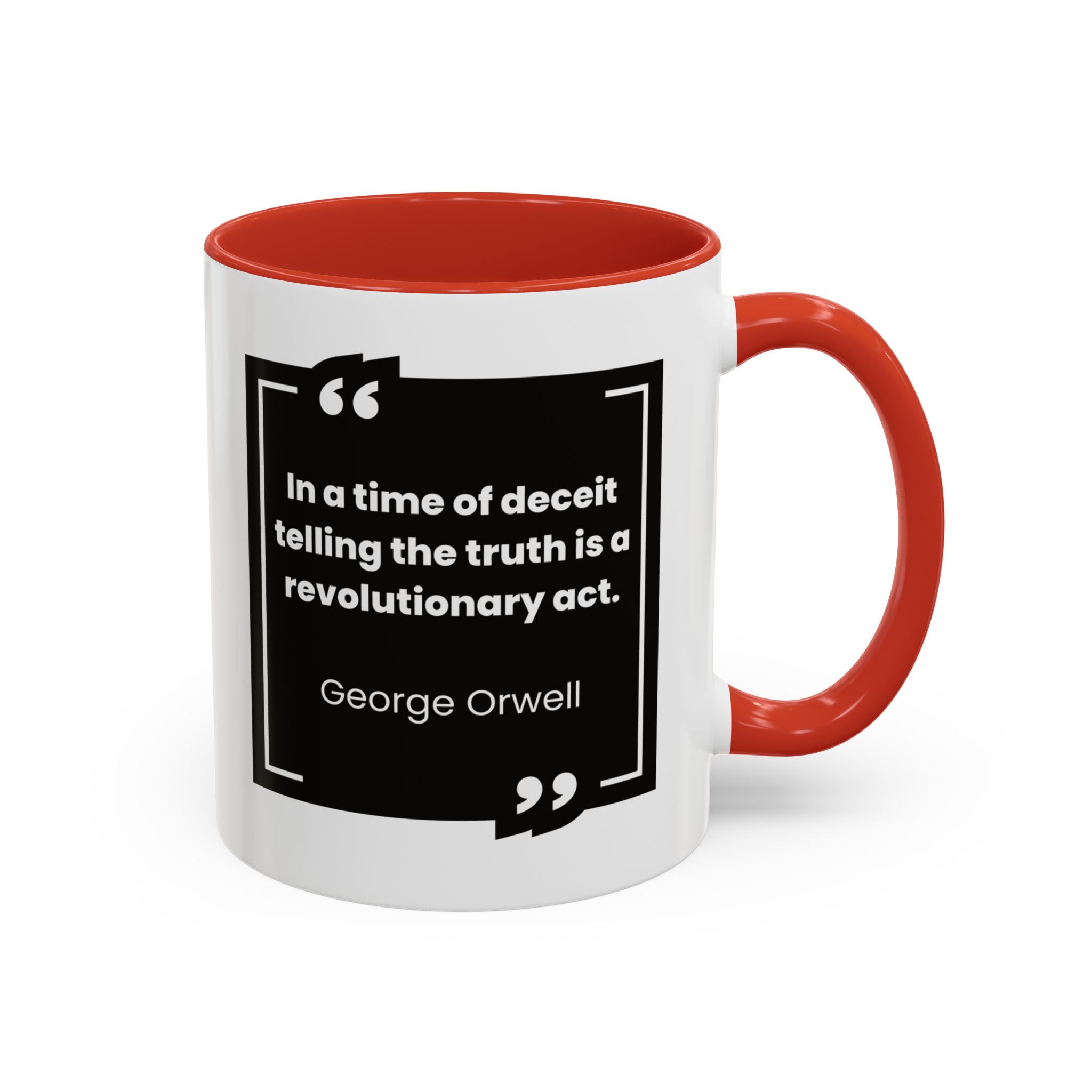 George Orwell Quote Coffee Mug - Image 14