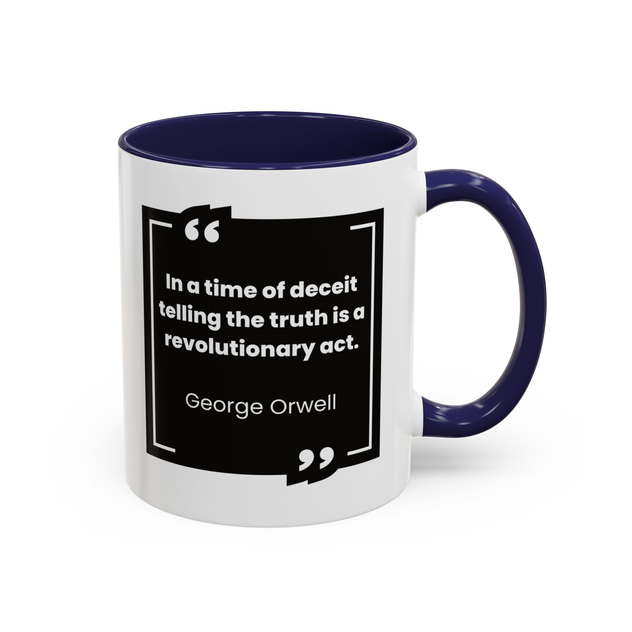 George Orwell Quote Coffee Mug - Image 6