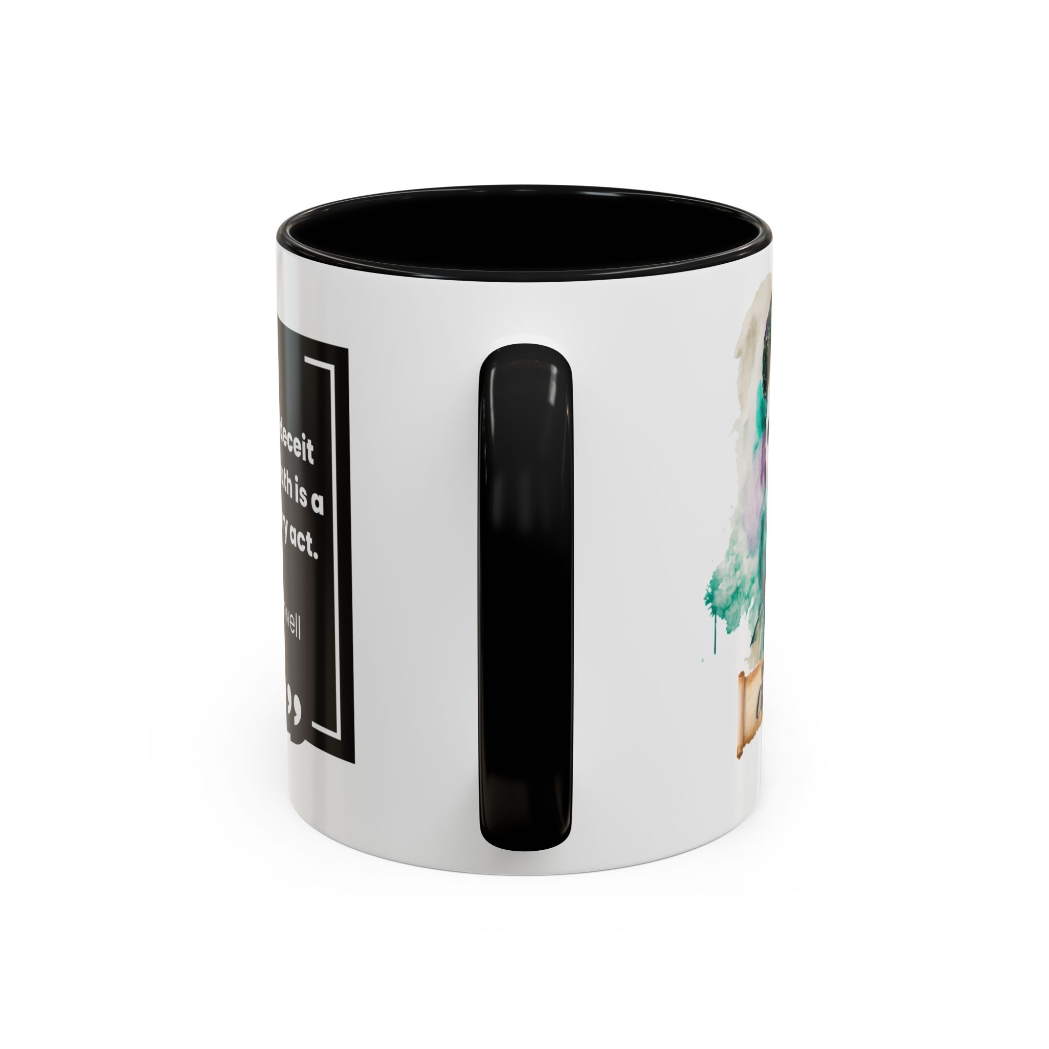 George Orwell Quote Coffee Mug - Image 4