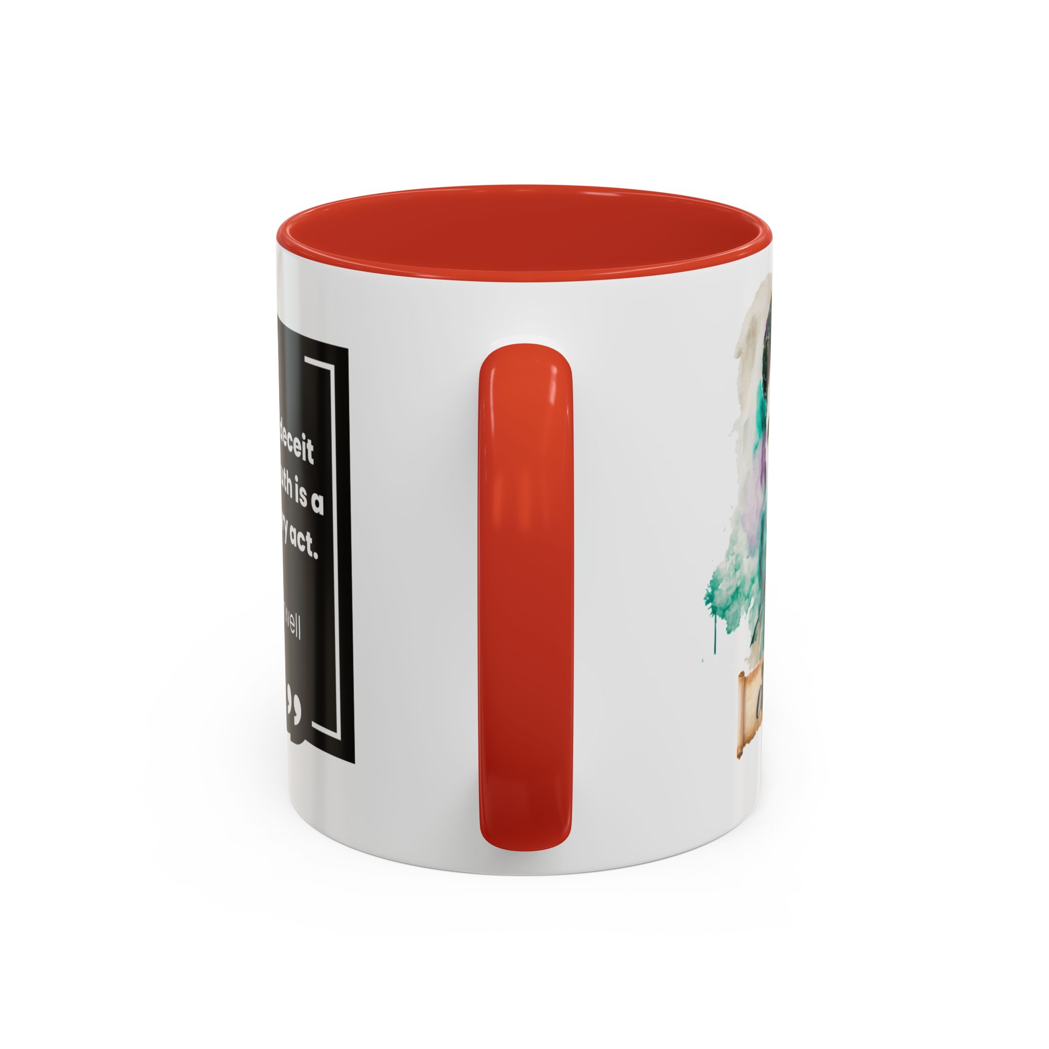 George Orwell Quote Coffee Mug - Image 16