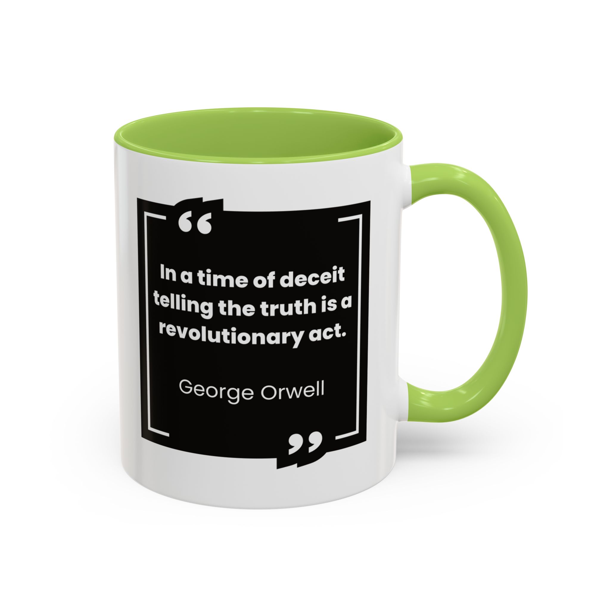 George Orwell Quote Coffee Mug - Image 50