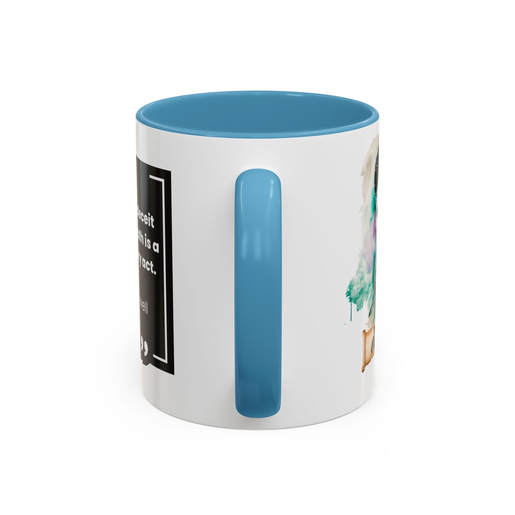 George Orwell Quote Coffee Mug - Image 36