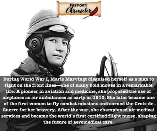 Marie Marvingt: The Fearless Aviator Who Redefined Wartime Bravery