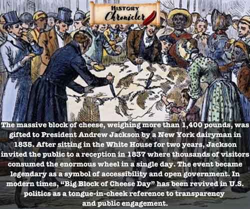 Andrew Jackson’s Giant Cheese: America’s Strangest Open House