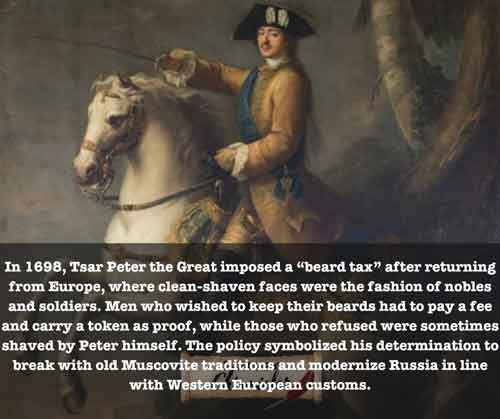 Peter the Great’s Battle Against the Beard