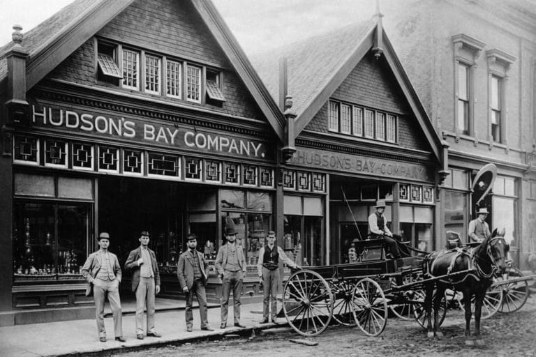 Hudson-Bay-Company Trading-Post Cordova Street British-Columbia