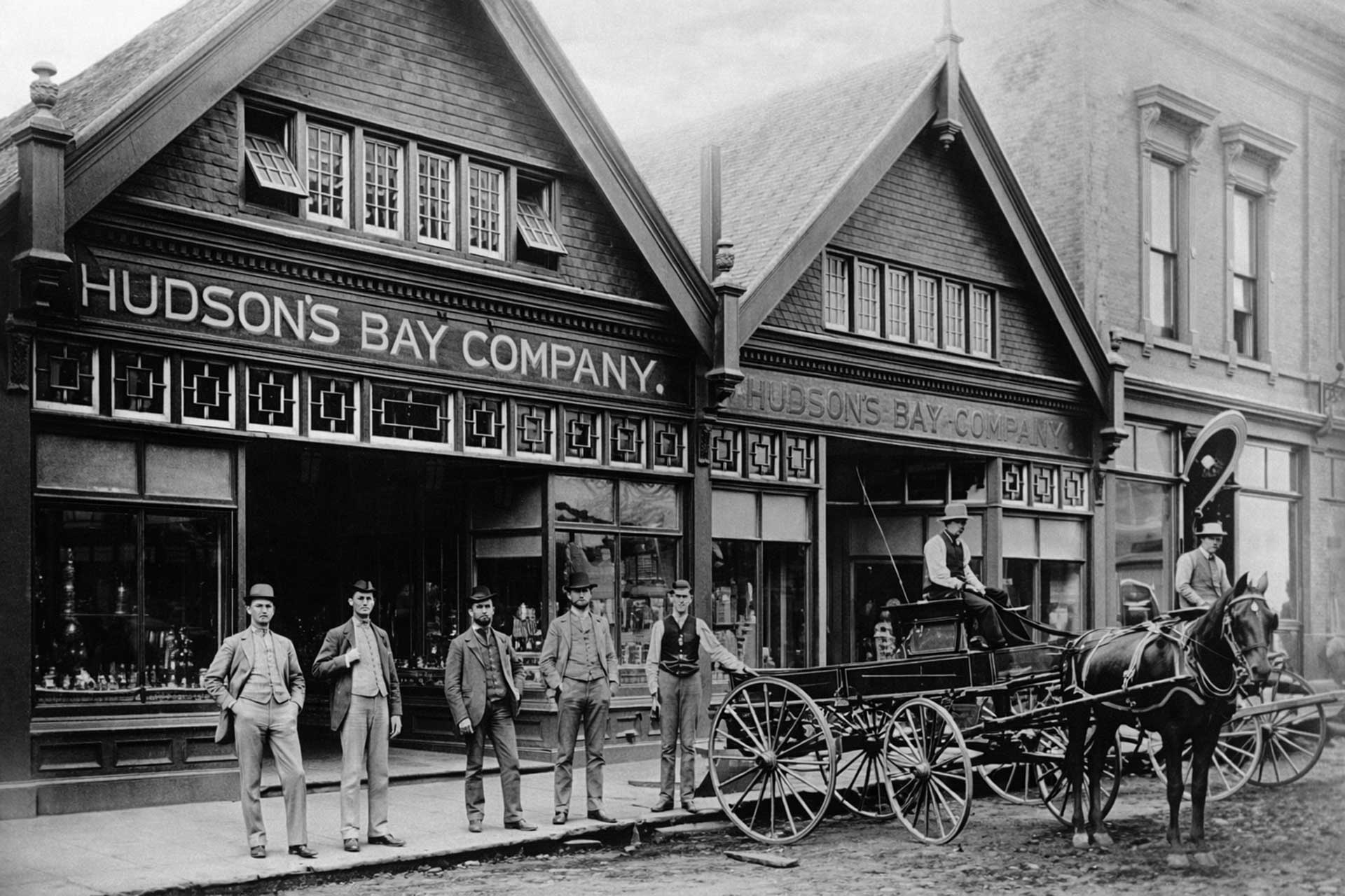 Hudson-Bay-Company Trading-Post Cordova Street British-Columbia