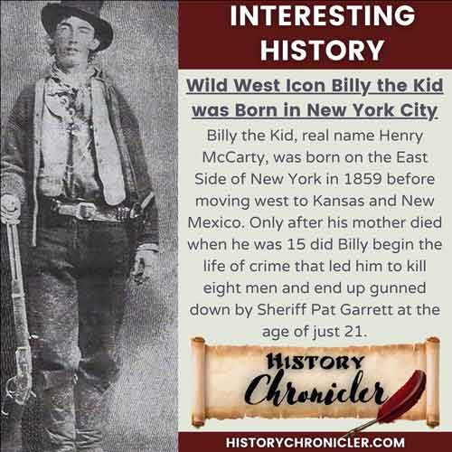Billy the Kid: The Wild West Outlaw with New York City Roots