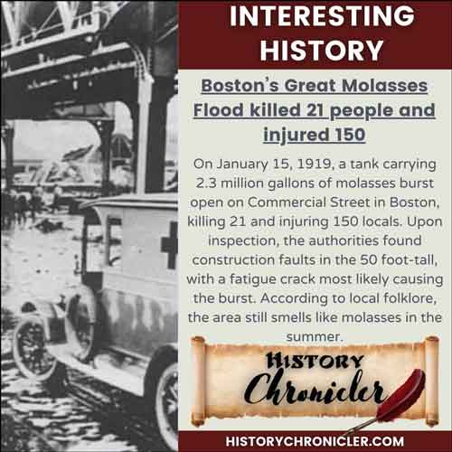 The Great Molasses Flood: Boston’s Sticky Disaster