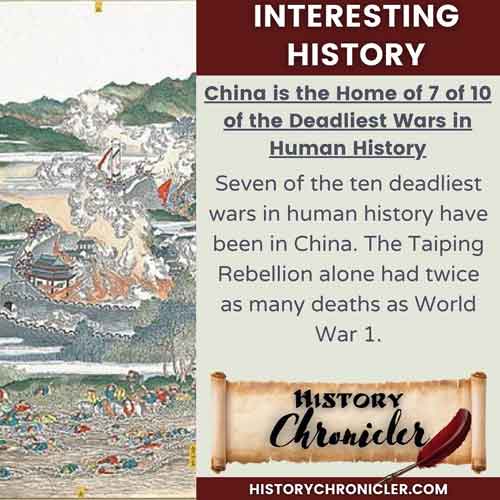 China and the Forgotten Scale of History’s Deadliest Wars