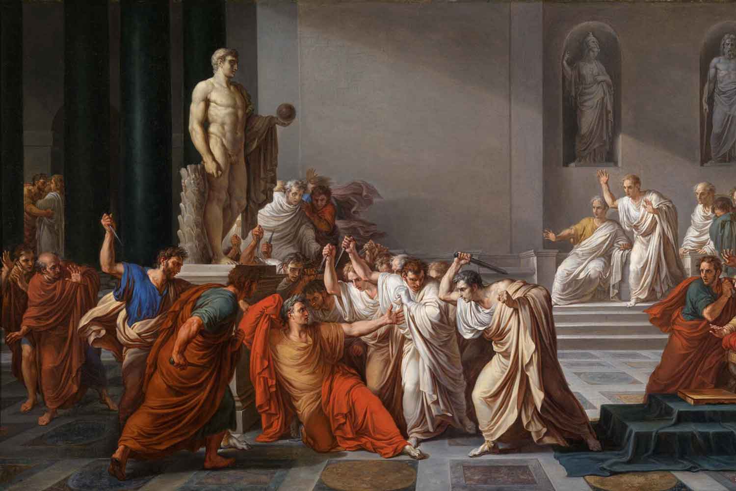 The Murder of Julius Caesar and the Death Spiral of the Roman Republic